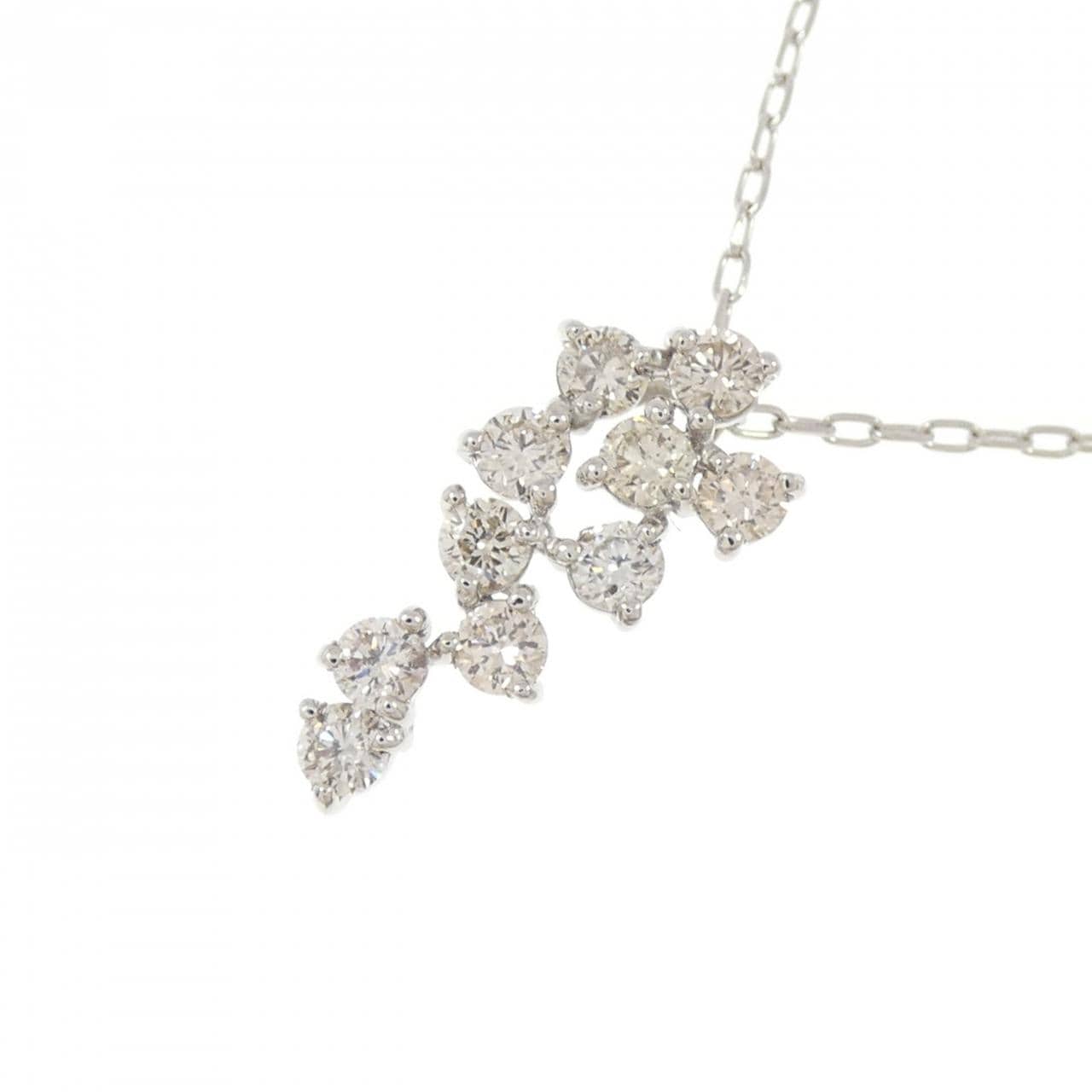 PT950/PT850 ダイヤモンド ネックレス 0.50CT