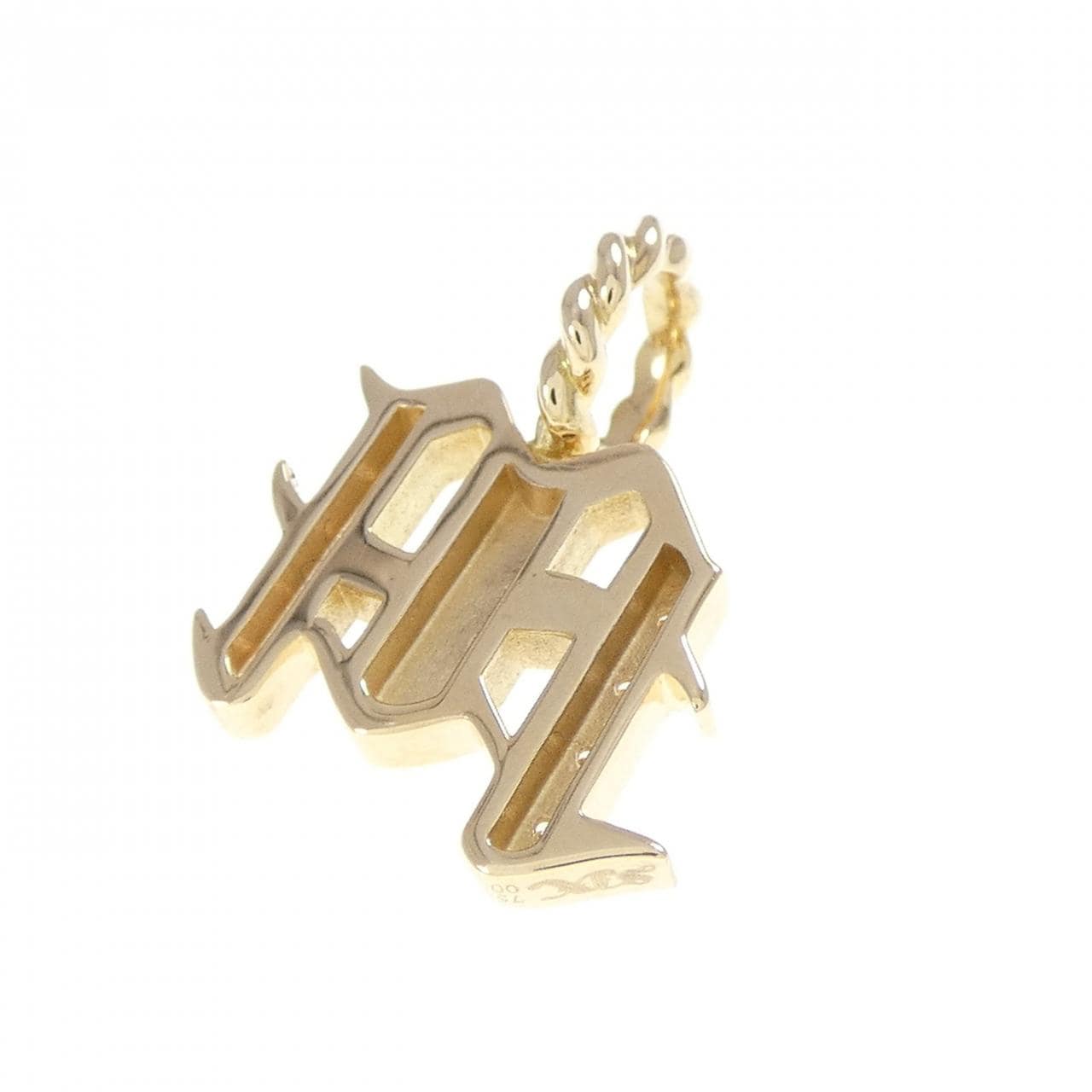 エスジェーエックス イニシャルチャーム ペンダント 0.05CT