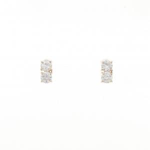 【リメイク】K10YG ダイヤモンド ピアス 0.30CT