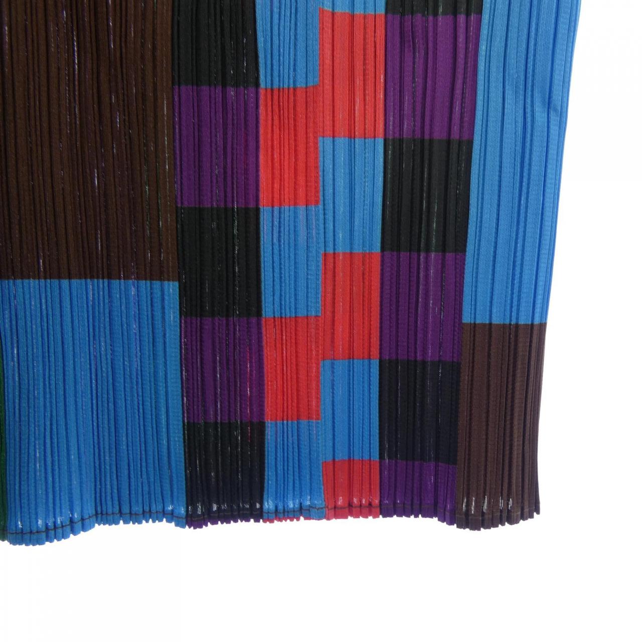 【ヴィンテージ】プリーツプリーズ PLEATS PLEASE 2001 幾何学 PP14-JG351 スカート