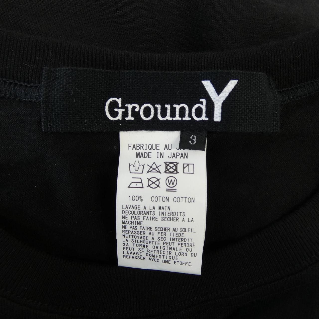 グラウンドワイ GROUND Y GO-T51-070 Tシャツ