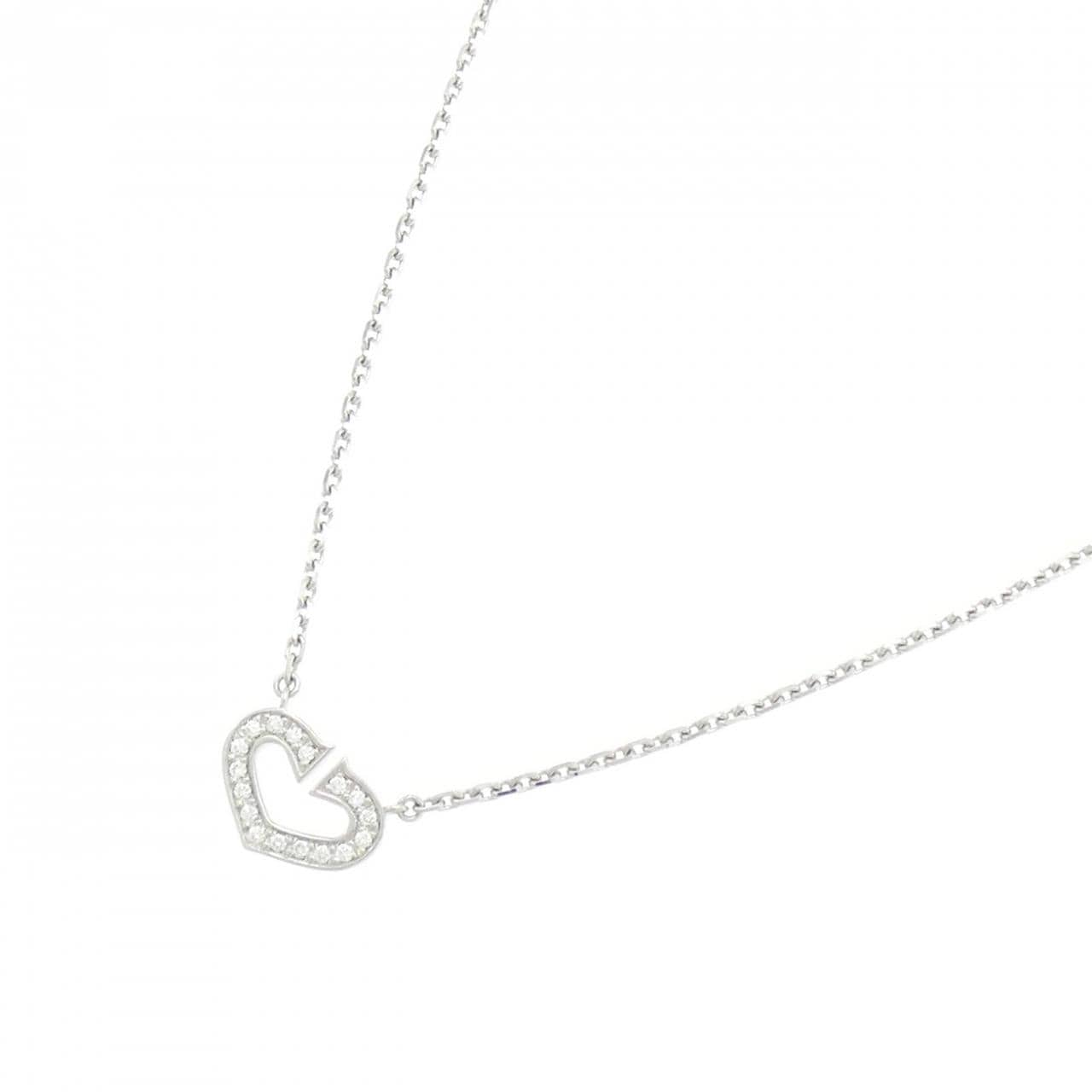 Cartier C heart项链