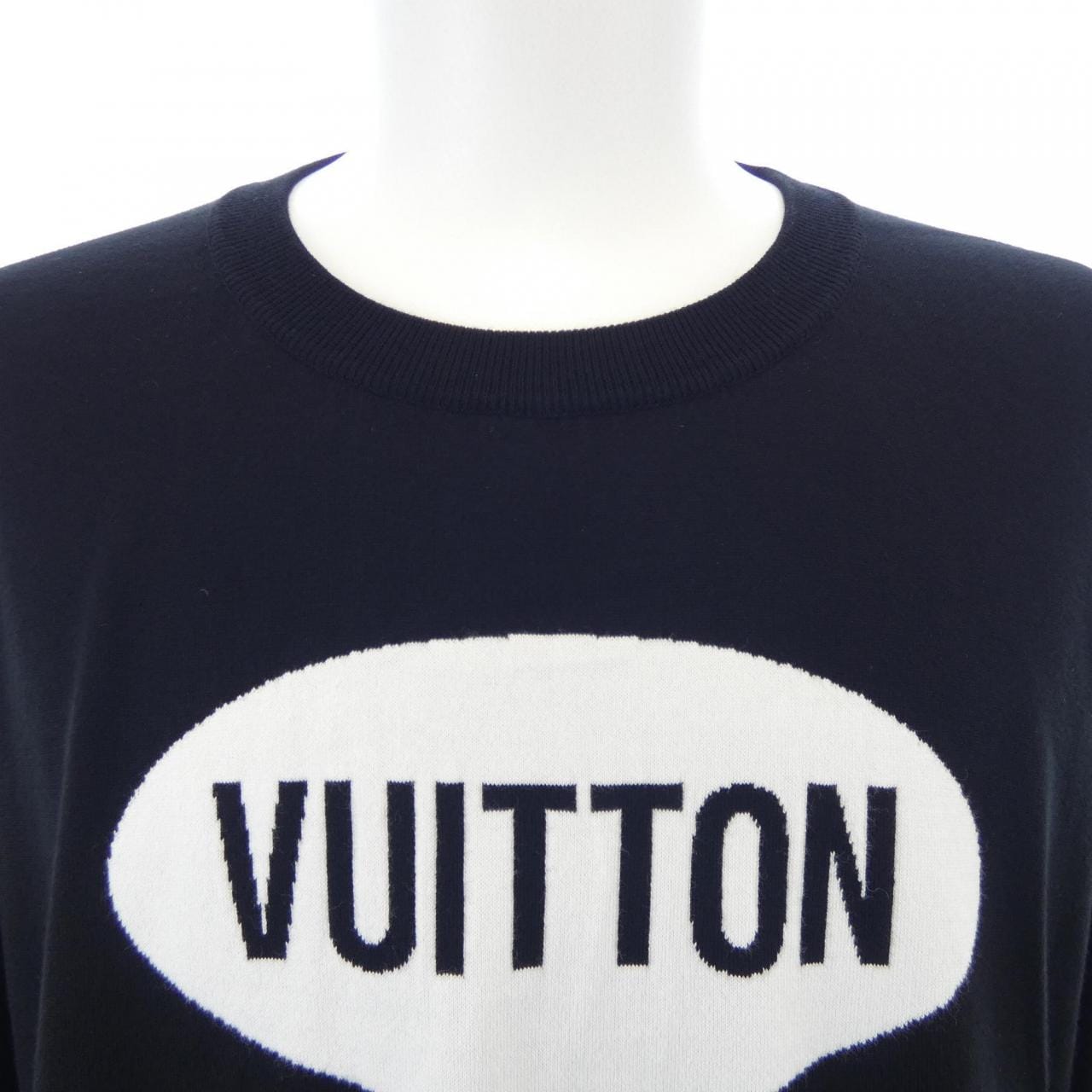 ルイヴィトン LOUIS VUITTON インタルシアジャカードクルーネック HMN81WJS5 ニット