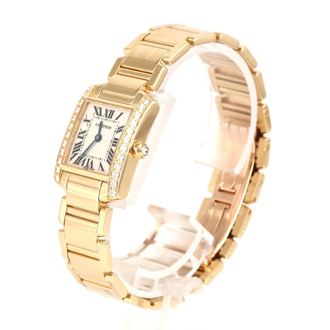 カルティエ タンクフランセーズSM YG/D WE1001R8 YG クォーツ