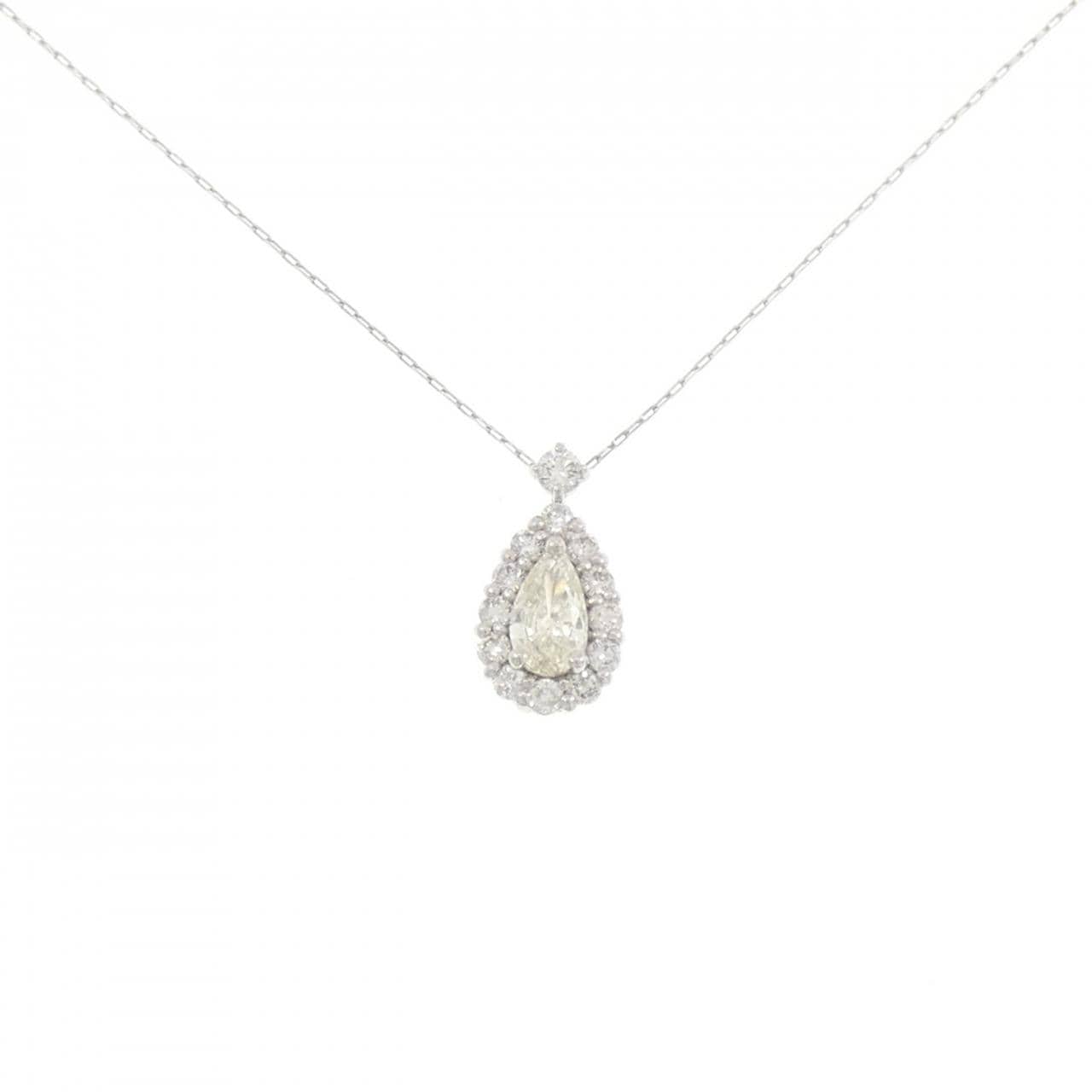 【新品】PT900/PT850 ダイヤモンド ネックレス 0.19CT