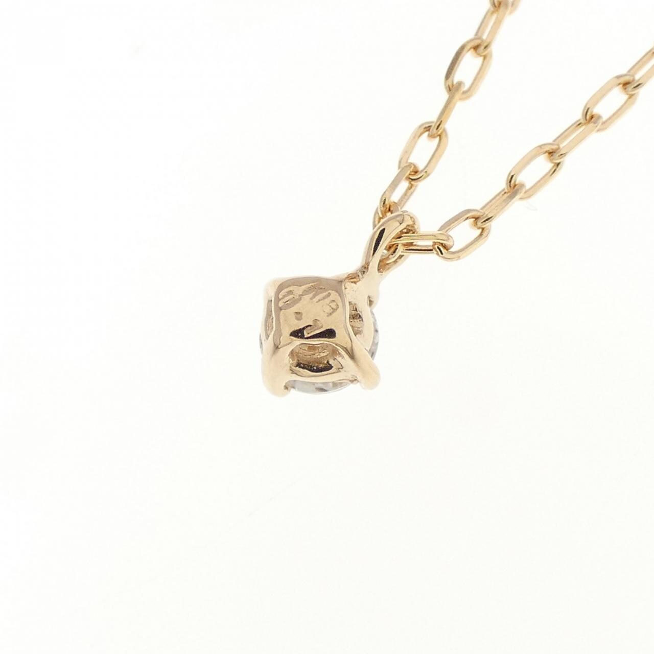 K18PG ダイヤモンド ネックレス 0.1CT
