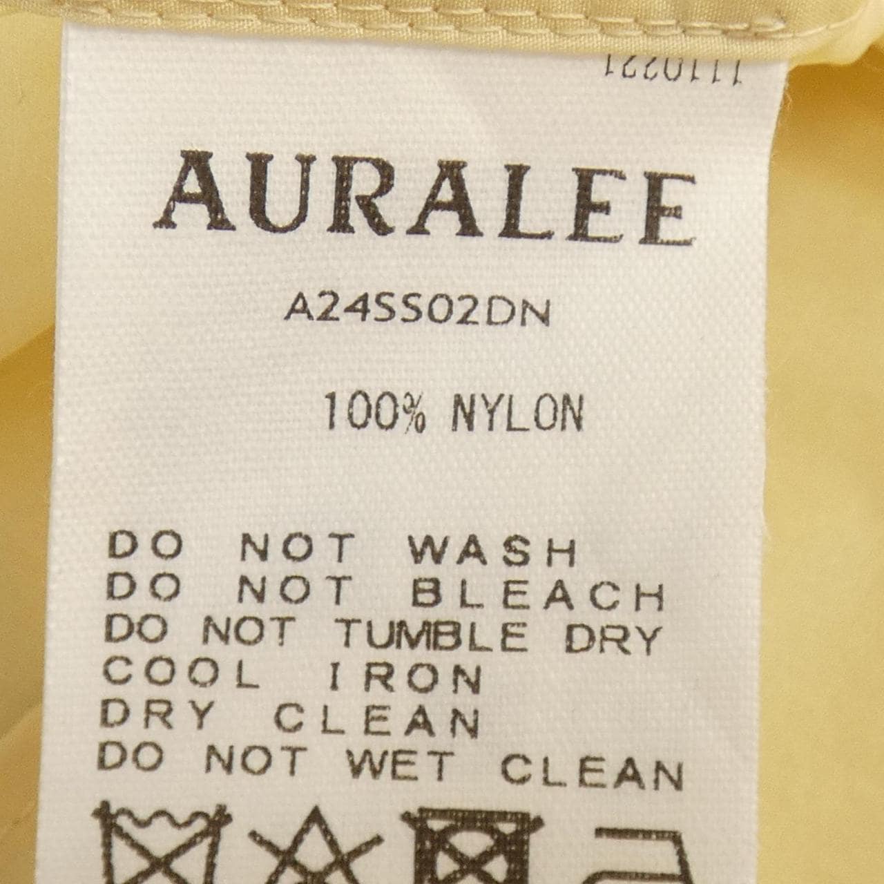 オーラリー AURALEE A24SS02DN ブルゾン