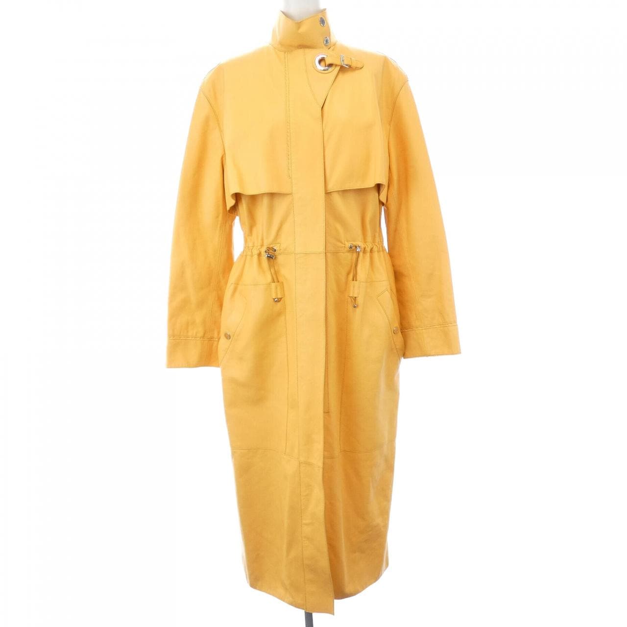 エルメス HERMES 2E1110D3 レザーコート