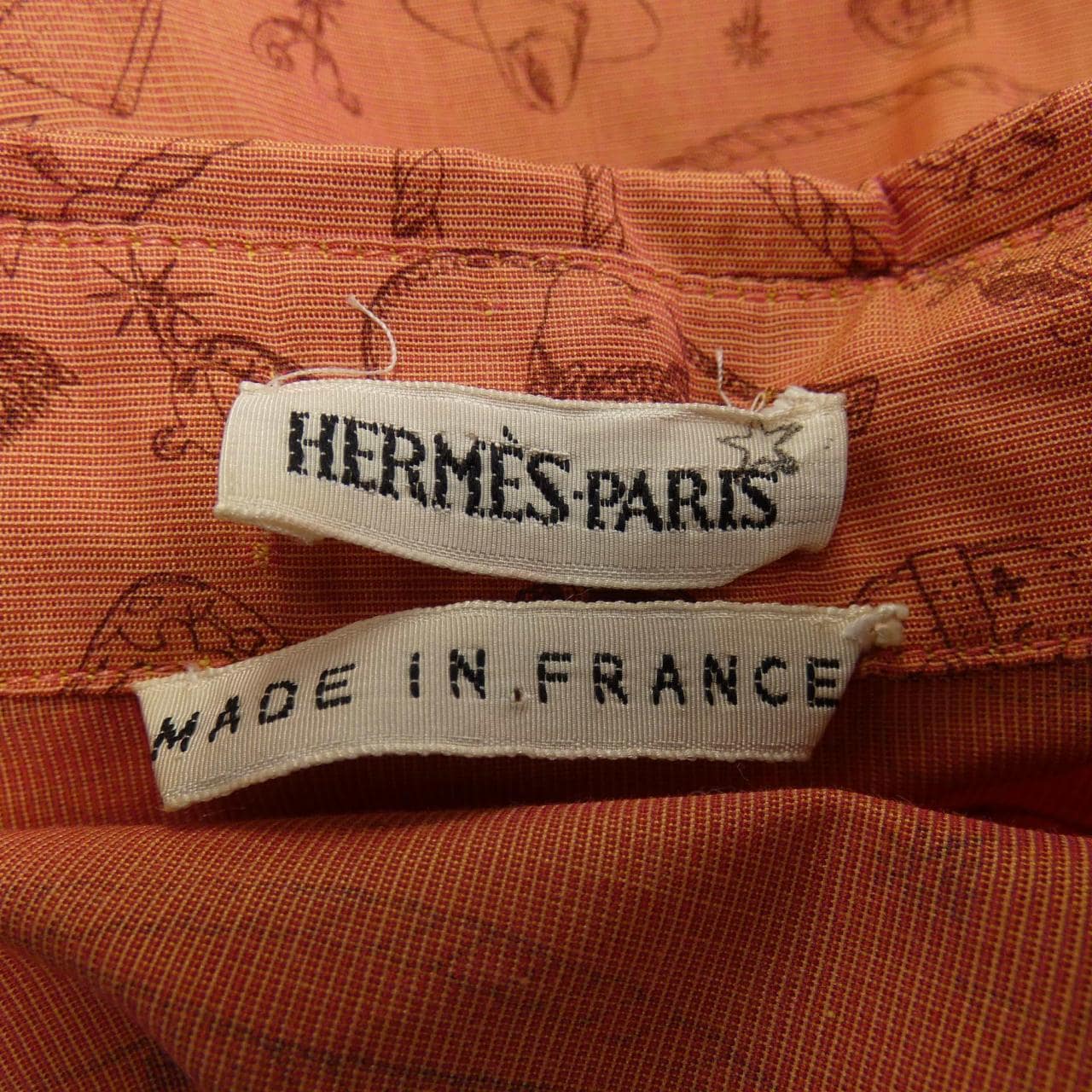 【ヴィンテージ】エルメス HERMES RODEO DES COWCIRLS シャツ