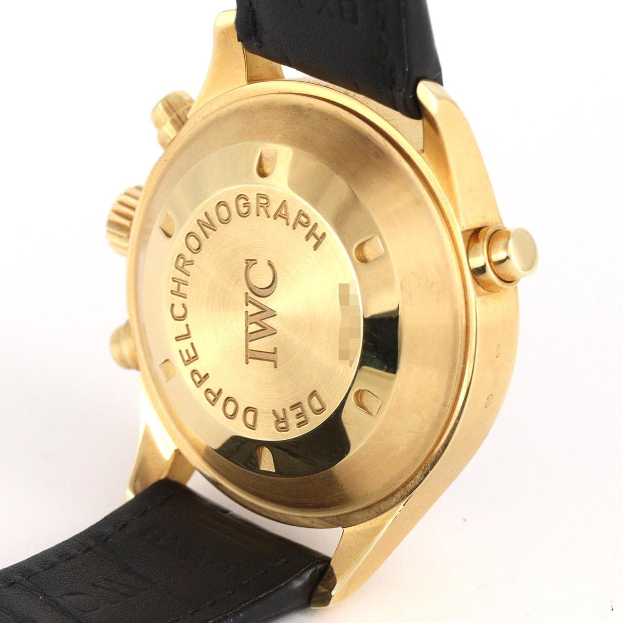 【ノーメンテナンス還元価格】IWC パイロットウォッチドッペルクロノグラフ YG IW371315 YG 自動巻