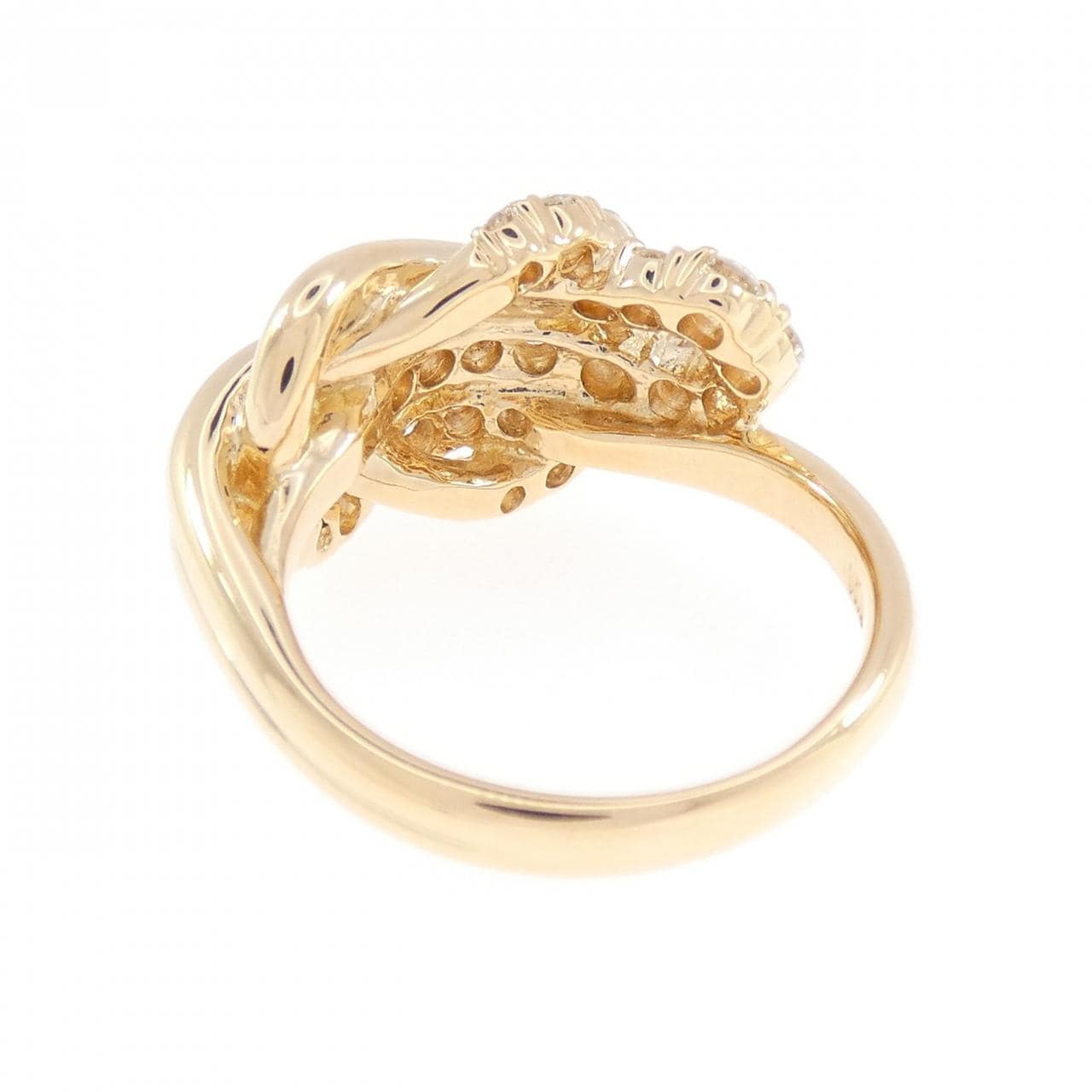 K18YG ダイヤモンド リング 0.84CT