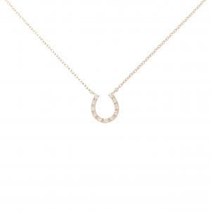 エテ ホースシュー ダイヤモンド ネックレス 0.04CT