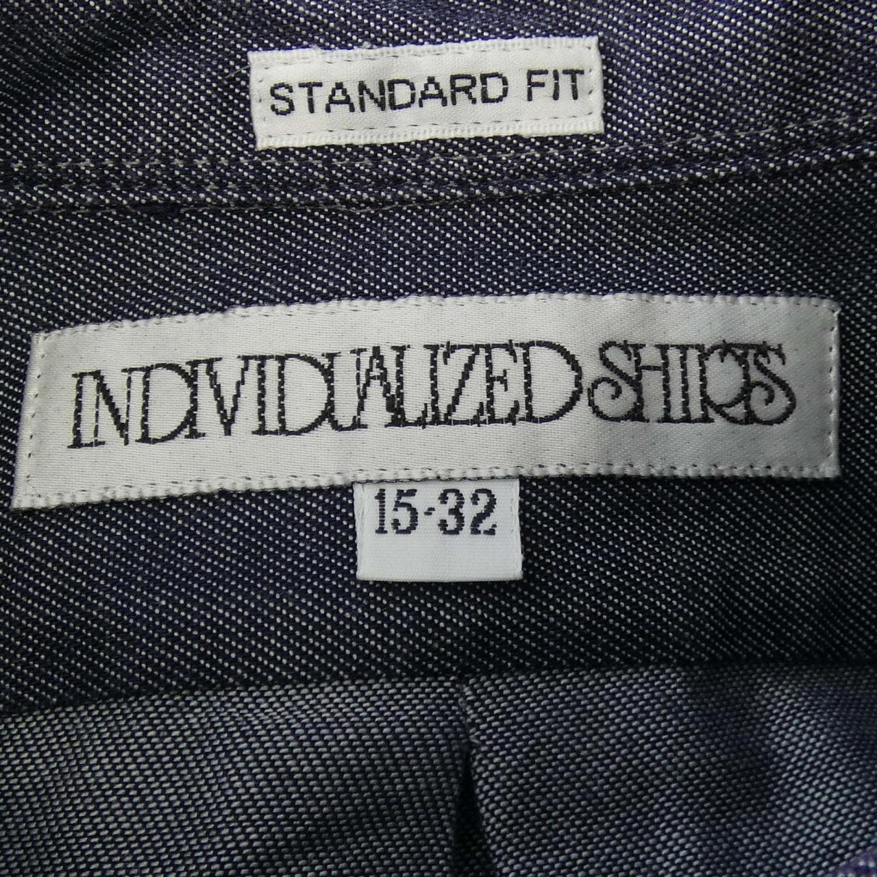 靛蓝色衬衫INDIVIDUALIZED SHIRT衬衫