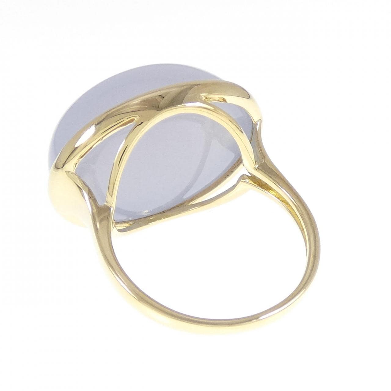 K18YG Chalcedony Ring 20.00CT
