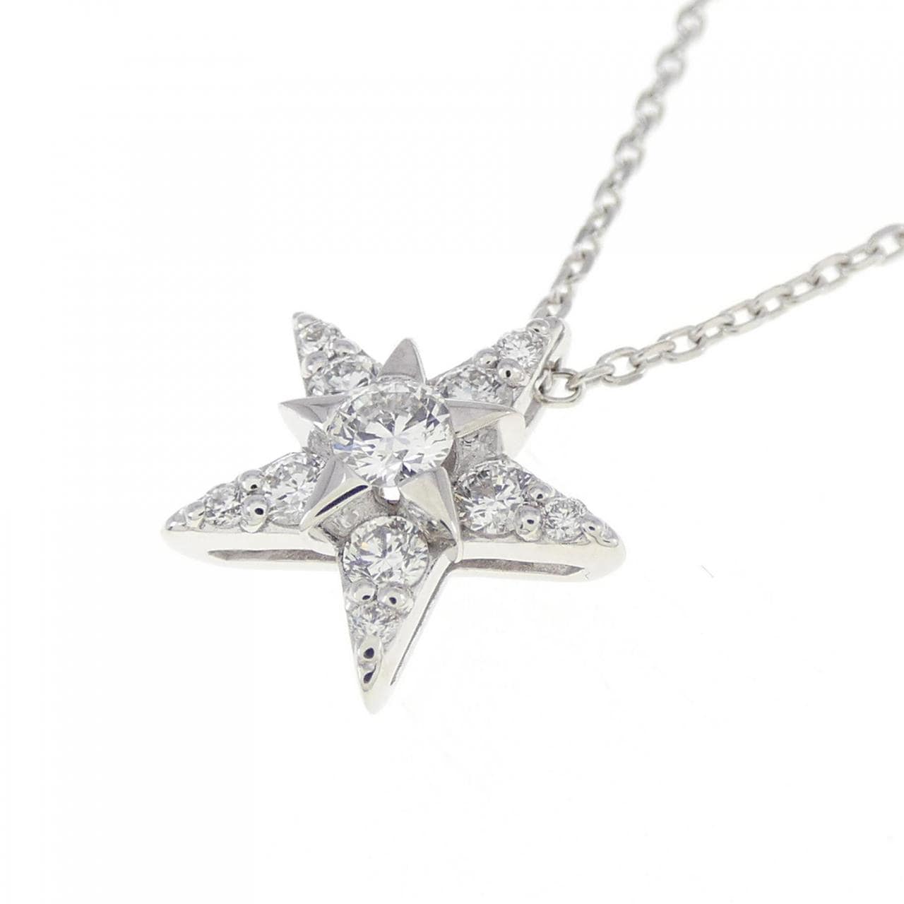 STAR JEWELRY Star of Stars Necklace 0.16CT
