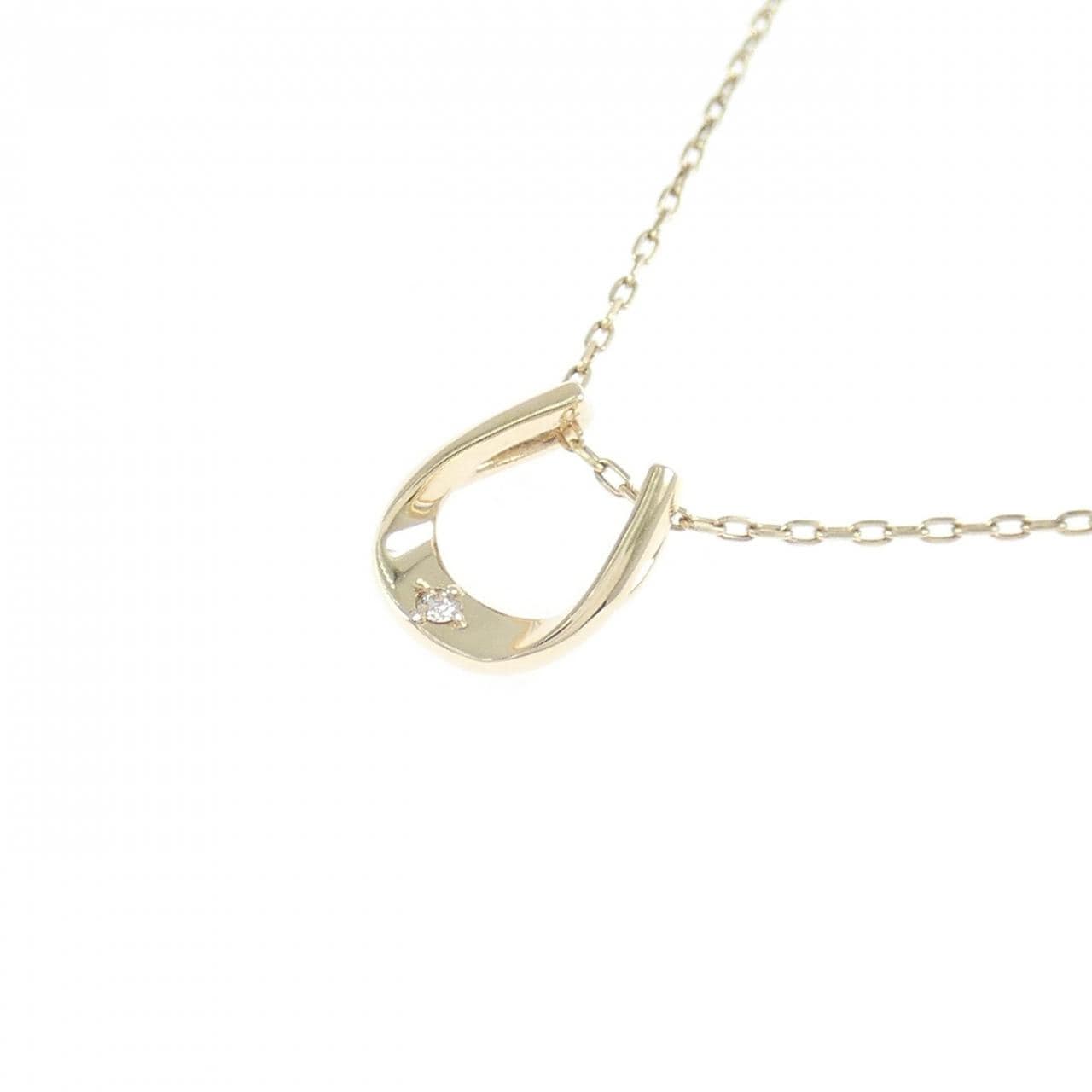 K10YG ダイヤモンド ネックレス 0.005CT