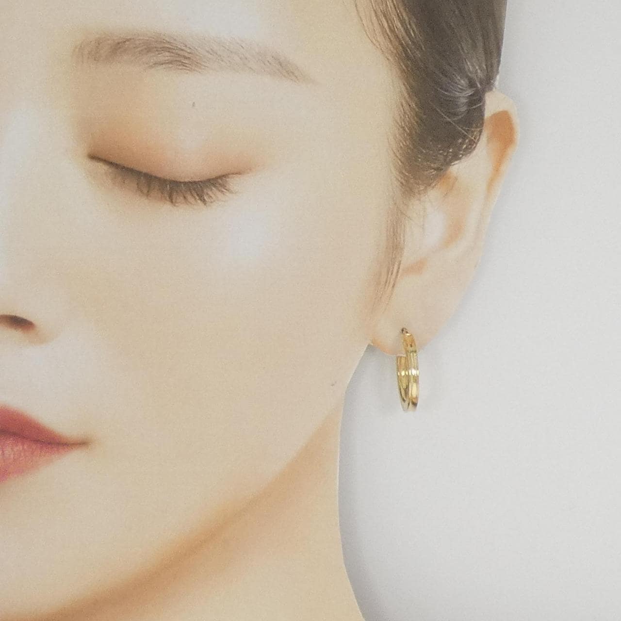 【新品】750YG フープ ピアス