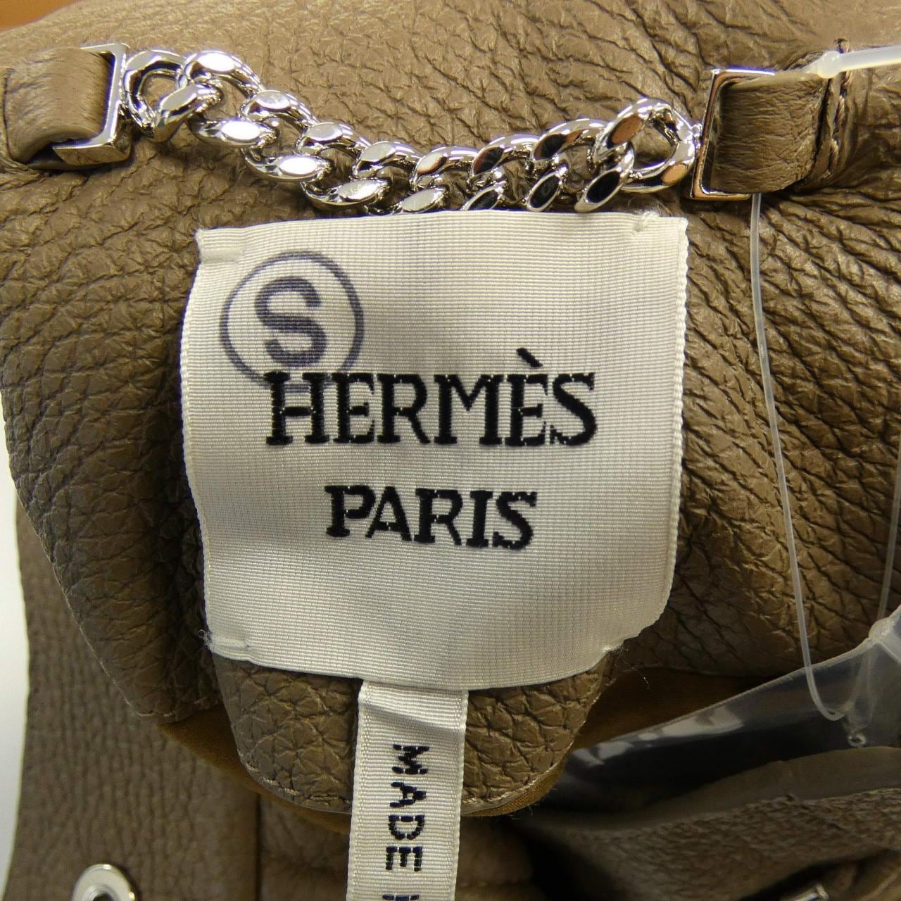 エルメス HERMES ダイヤモンドキルティング 3H1207D1 レザージャケット