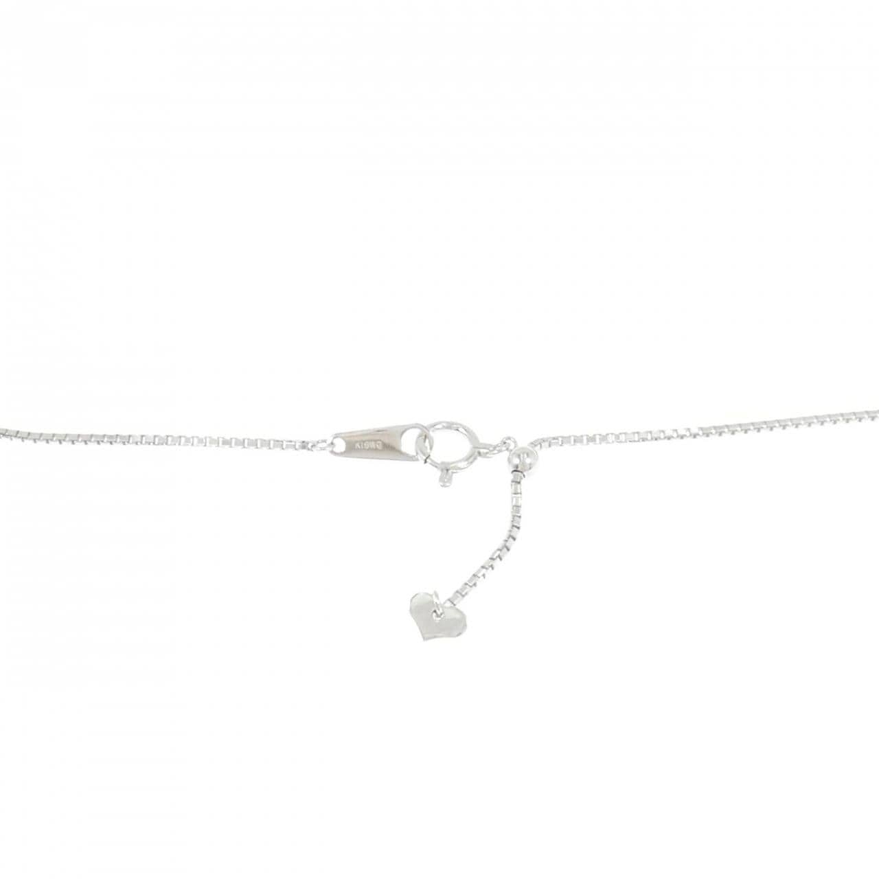 K18WG クロス ダイヤモンド ネックレス 2.00CT