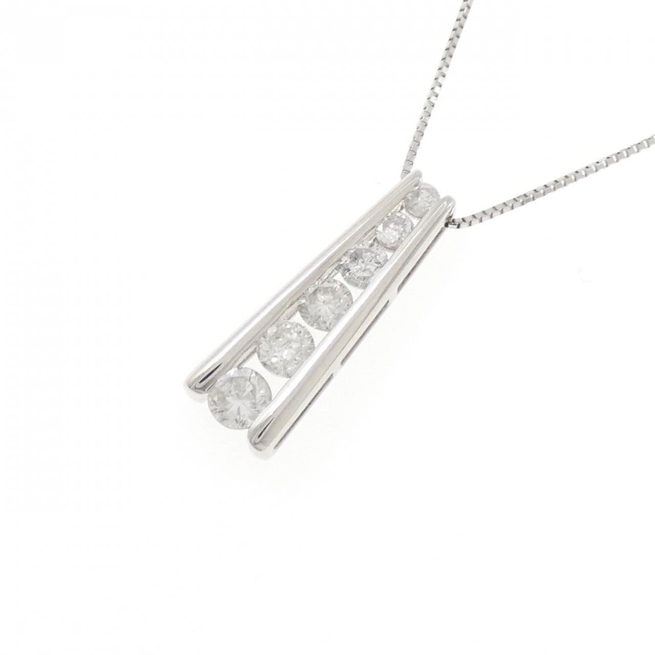PT900/PT850 ダイヤモンド ネックレス 1.02CT