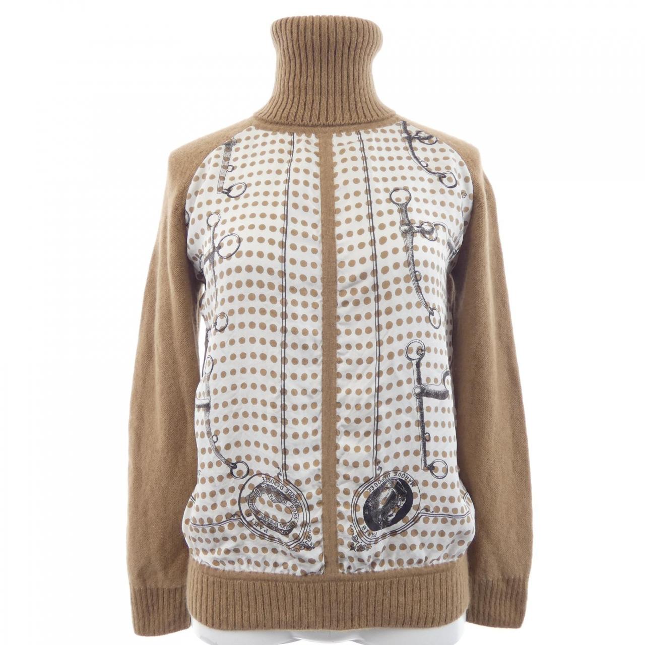 エルメス HERMES TETES DE CHEVAUX CORNES D'ATTELLES 57-7756 ツイルレーヌ ニット