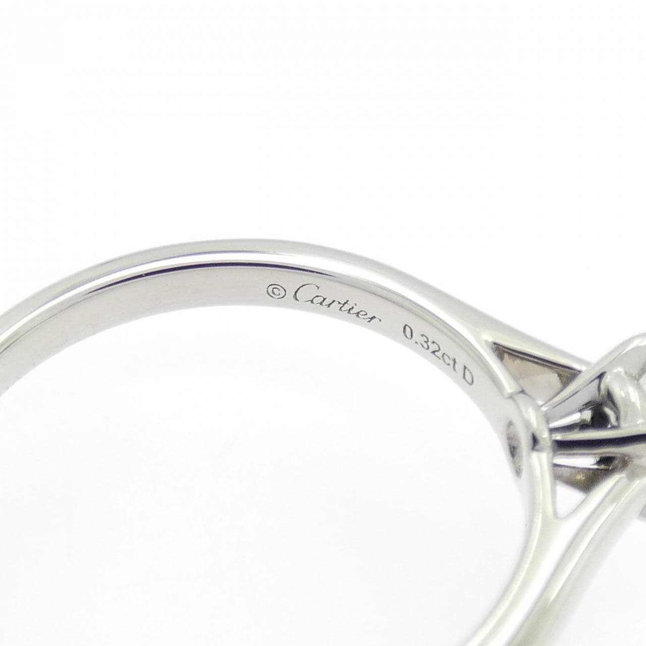 カルティエ 1895 ソリテール リング 0.32CT