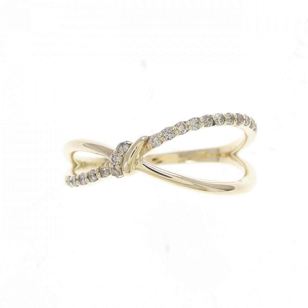 K10YG ダイヤモンド リング 0.10CT