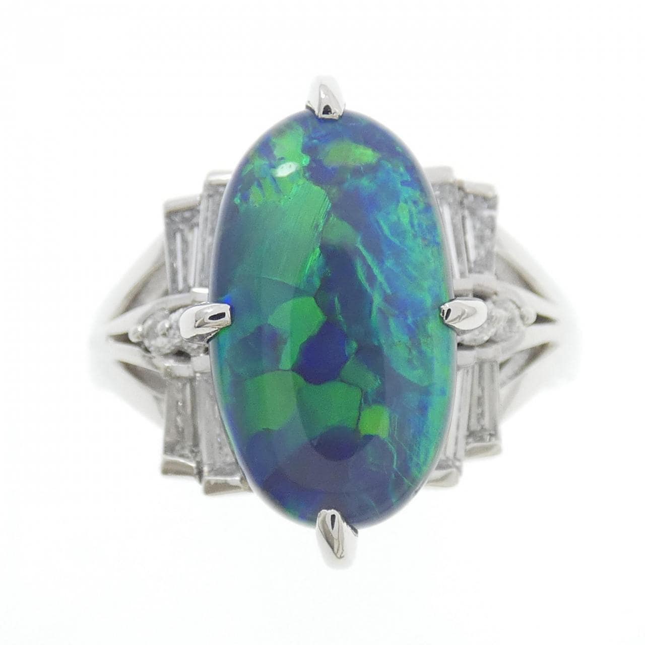 PT900 ブラックオパール リング 2.92CT