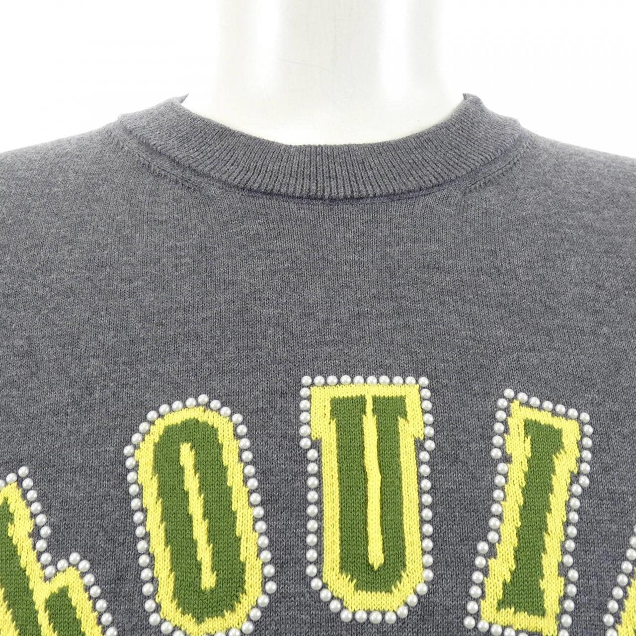 ルイヴィトン LOUIS VUITTON エンベリッシュドショートスリーブコットンクルーネック HSN15WAUR ニット