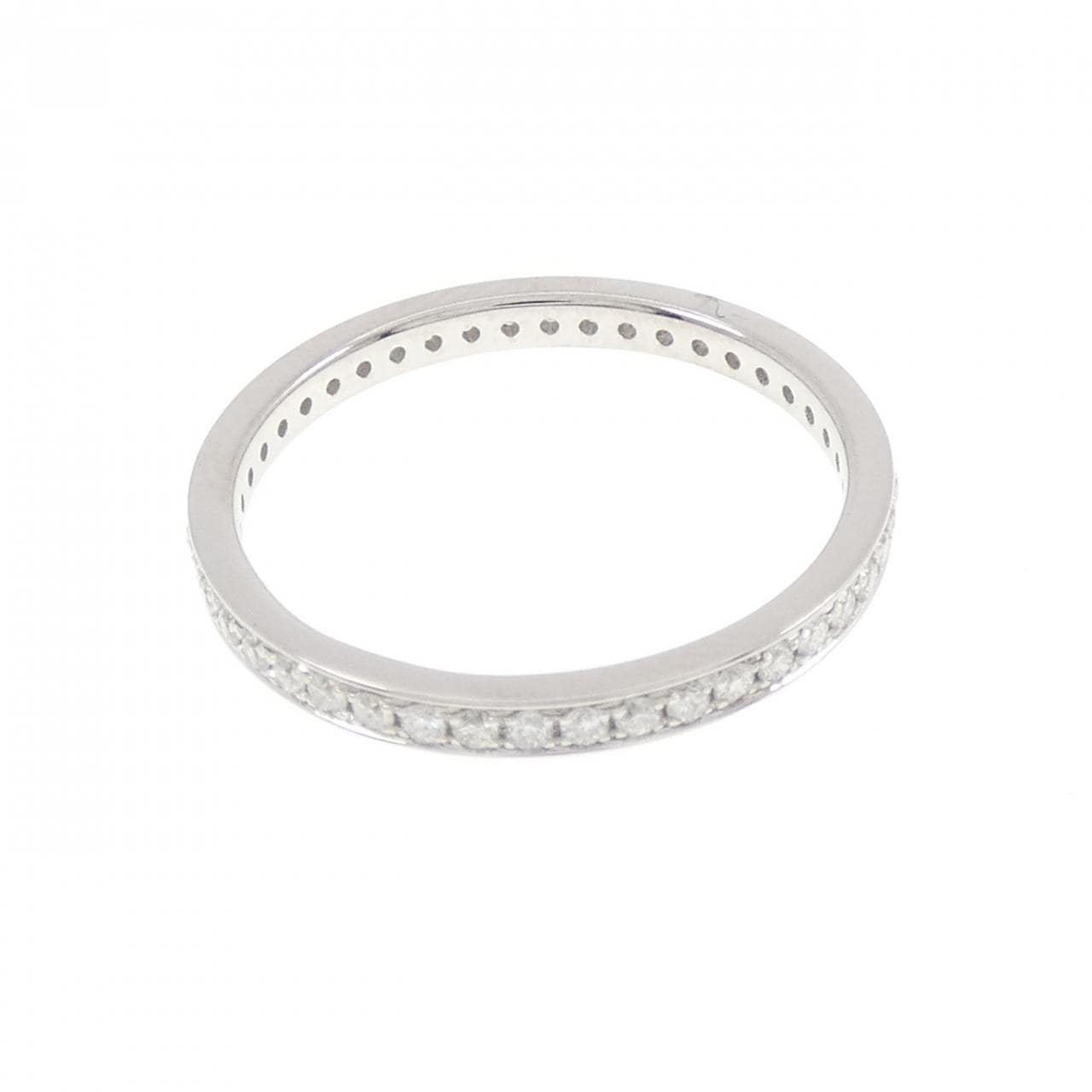 750WG フルエタニティ ダイヤモンド リング 0.35CT