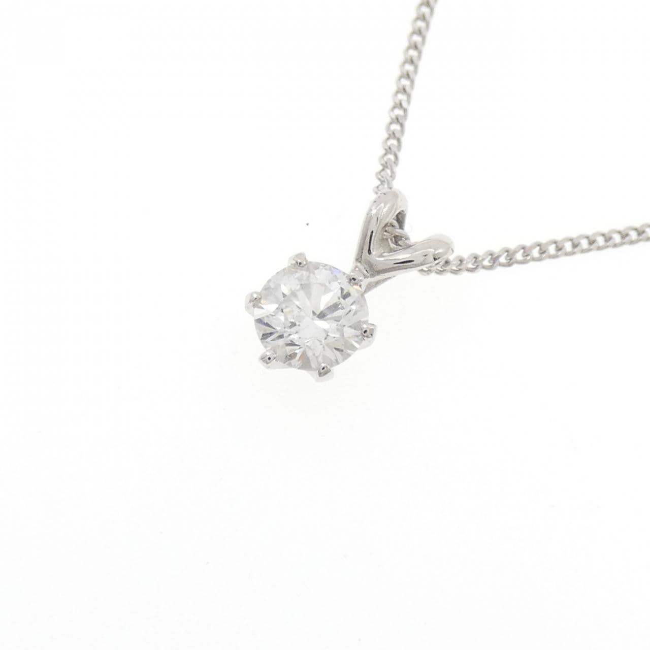 PT/PT850 ソリティア ダイヤモンド ネックレス 0.423CT