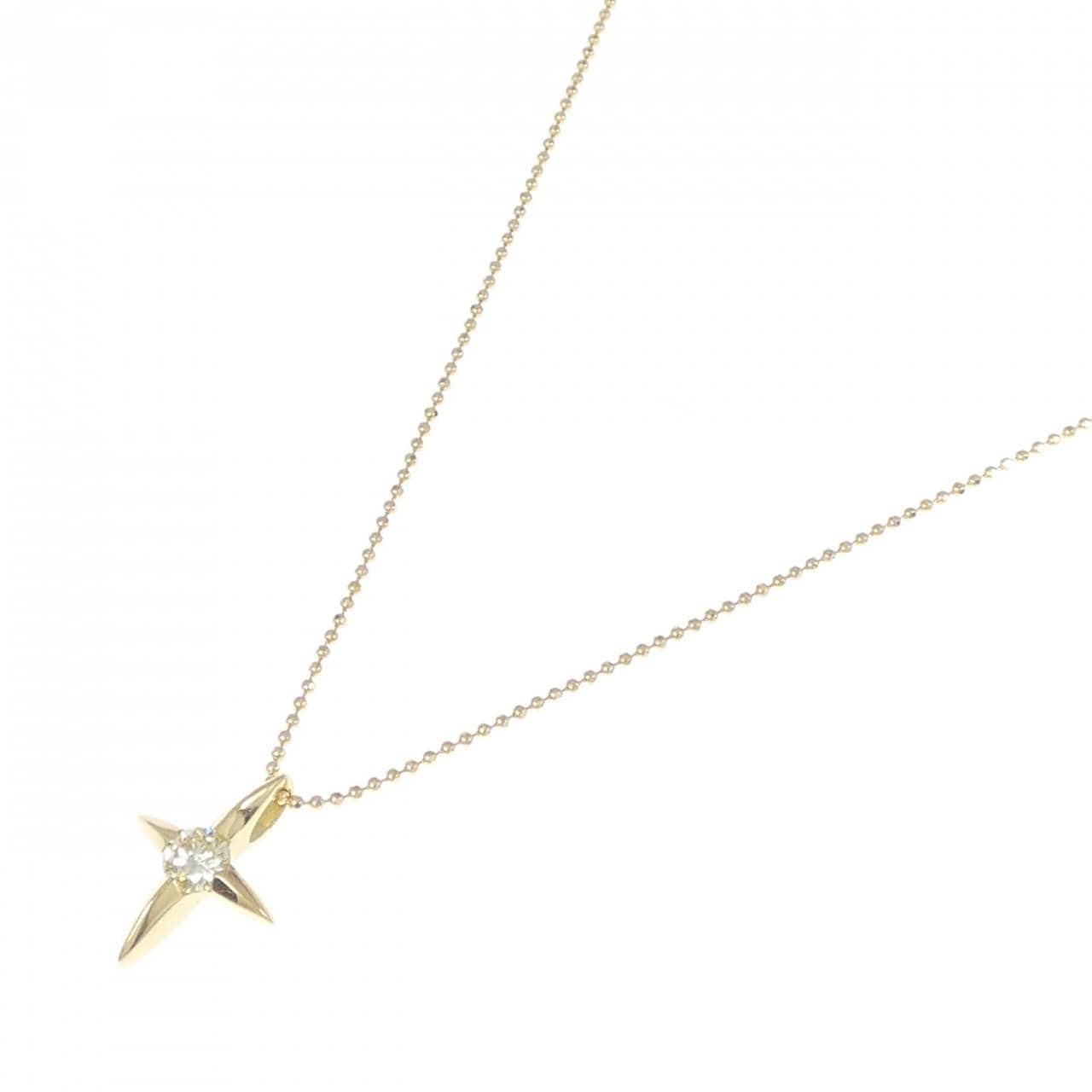 K18YG ダイヤモンド ネックレス 0.30CT