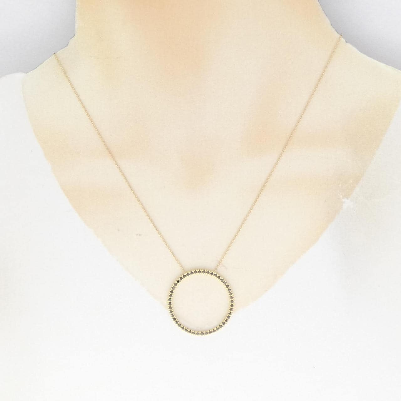 Bijou de M Circle Necklace Necklace 0.58CT