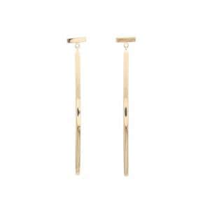 ティファニー Tワイヤー バー ピアス