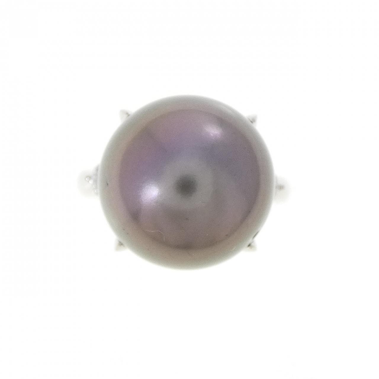 PT900 黒蝶パール リング 13.4mm