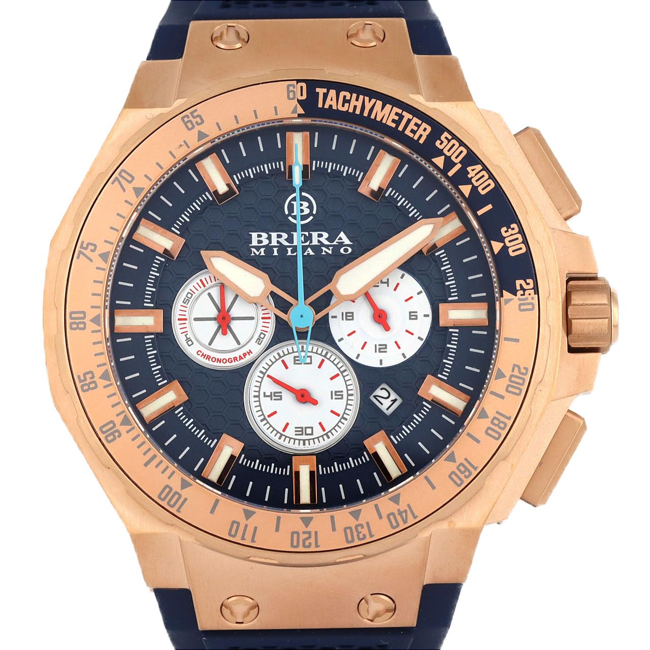 [BRAND NEW] BRERA MILANO Gran Turismo GT2 Chronograph BMGTQC4506 GP Quartz