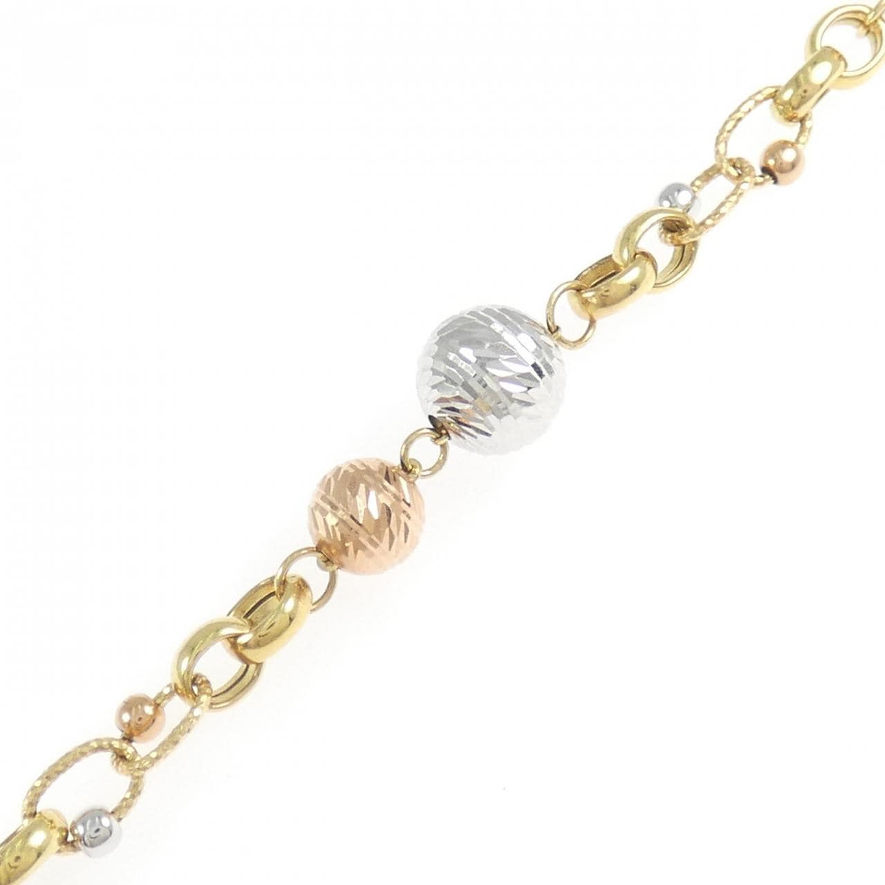 【新品】750スリーカラー ブレスレット