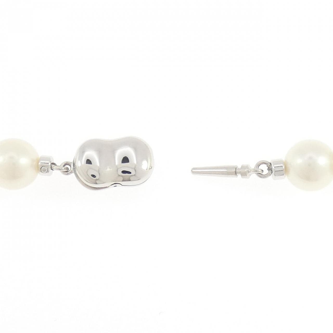 シルバークラスプ アコヤパール ネックレス 8-8.5mm