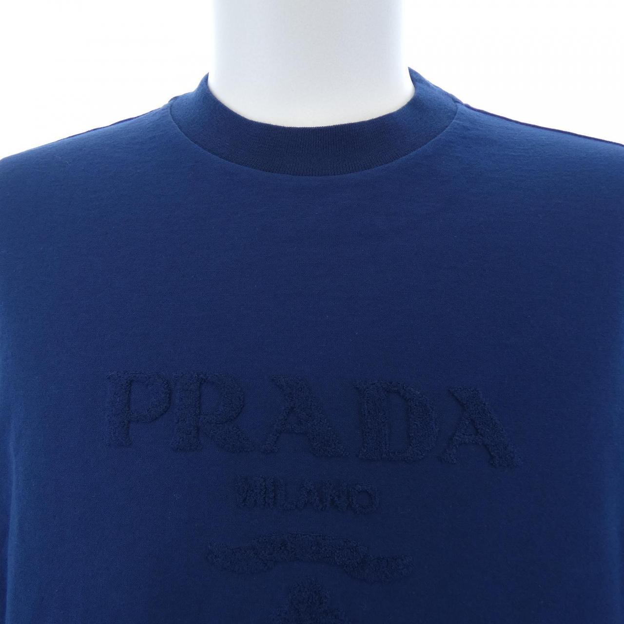 プラダ PRADA テクニカルコットンTシャツ UJN897 SOOO 14LB Tシャツ