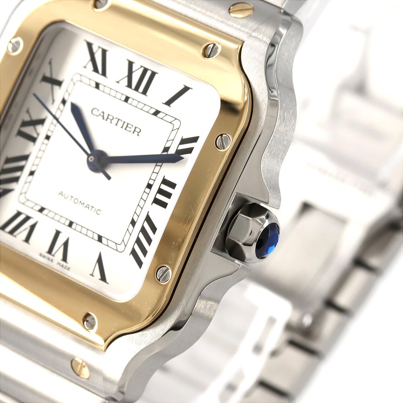 カルティエ サントス･ドゥ･カルティエMM コンビ W2SA0016 SSxYG 自動巻