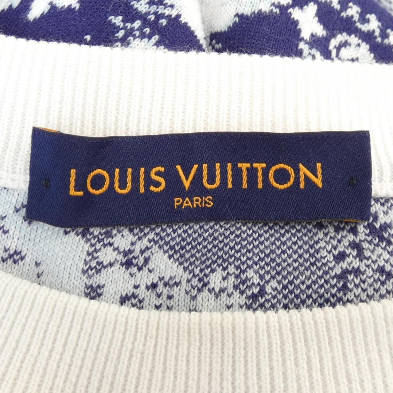 ルイヴィトン LOUIS VUITTON モノグラムバンダナクルーネック HNN24WJL4 ニット