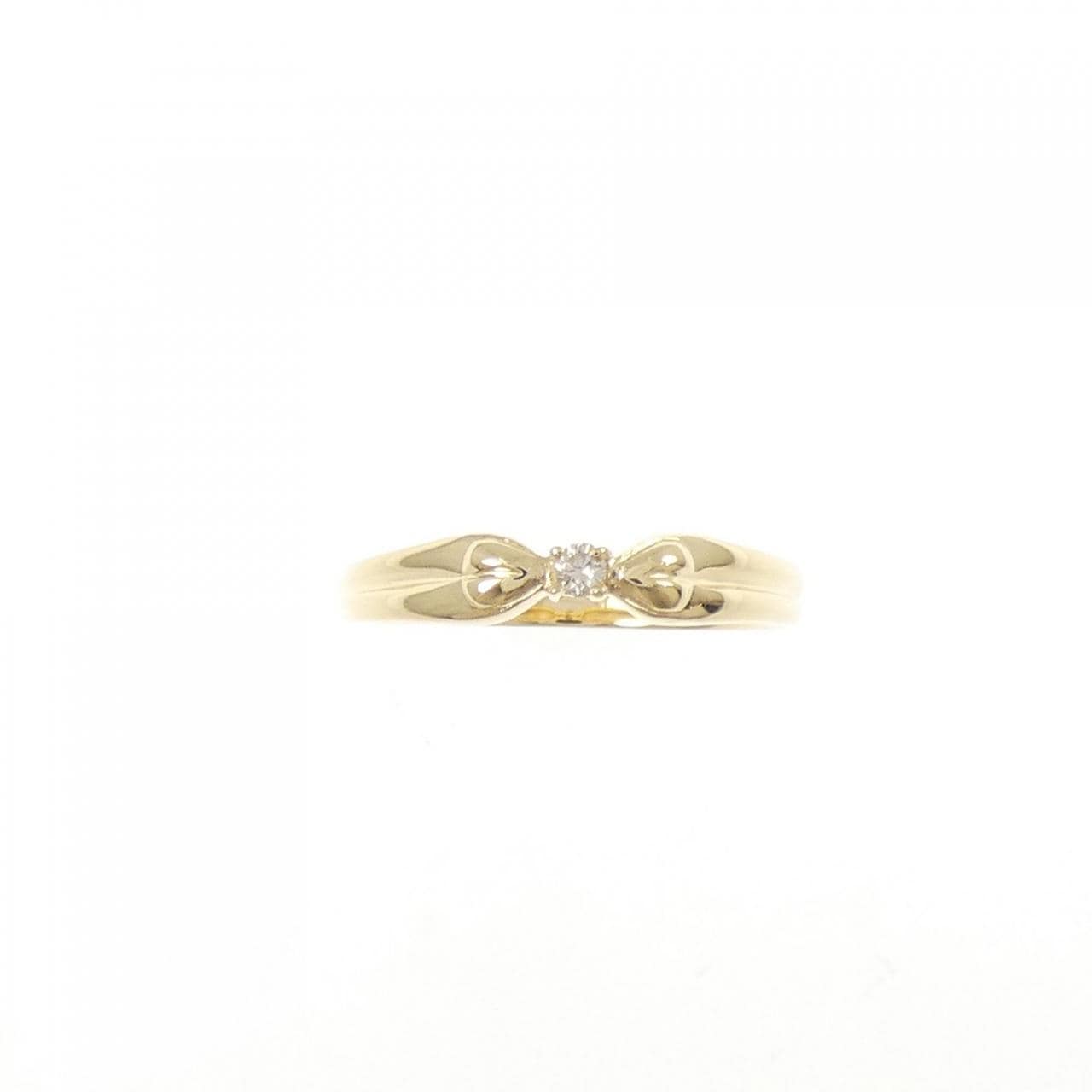 K18YG ダイヤモンド リング 0.03CT