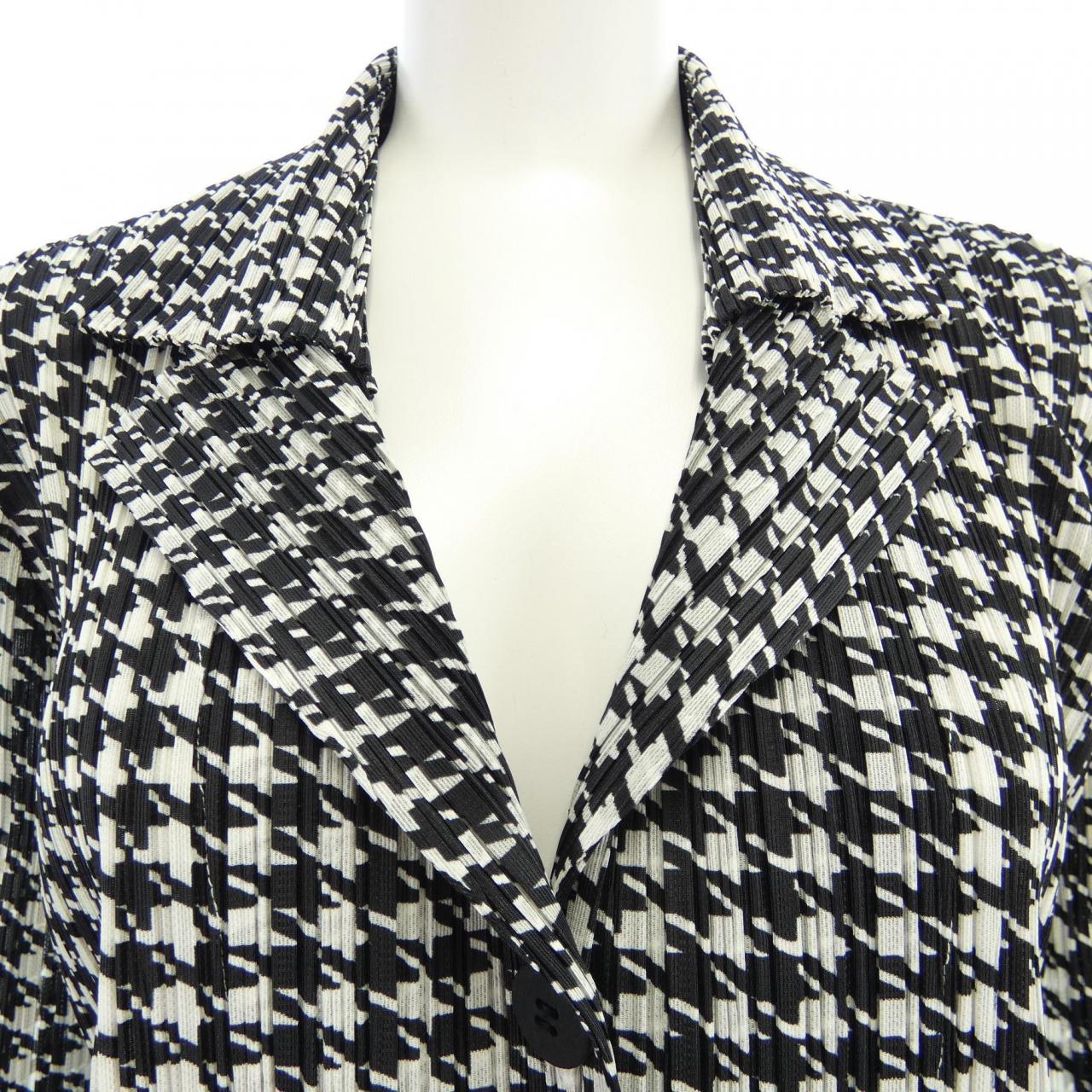 百褶百褶PLEATS PLEASE 2010千鸟格子PP01-JD851 7565022外套