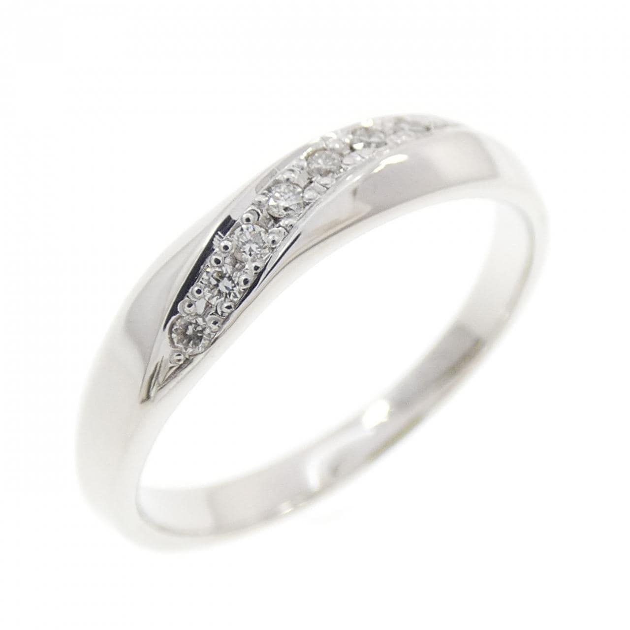 K10WG ダイヤモンド リング 0.04CT