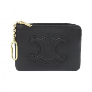 新品未使用品　箱付き　CELINE セリーヌ キーケース　ロゴグラム　ブラック バイセル公式】セリーヌ ロゴ 6連 キーケース キーフック キー