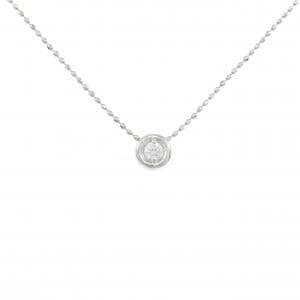 PT850/PT900 ソリティア ダイヤモンド ネックレス 0.08CT