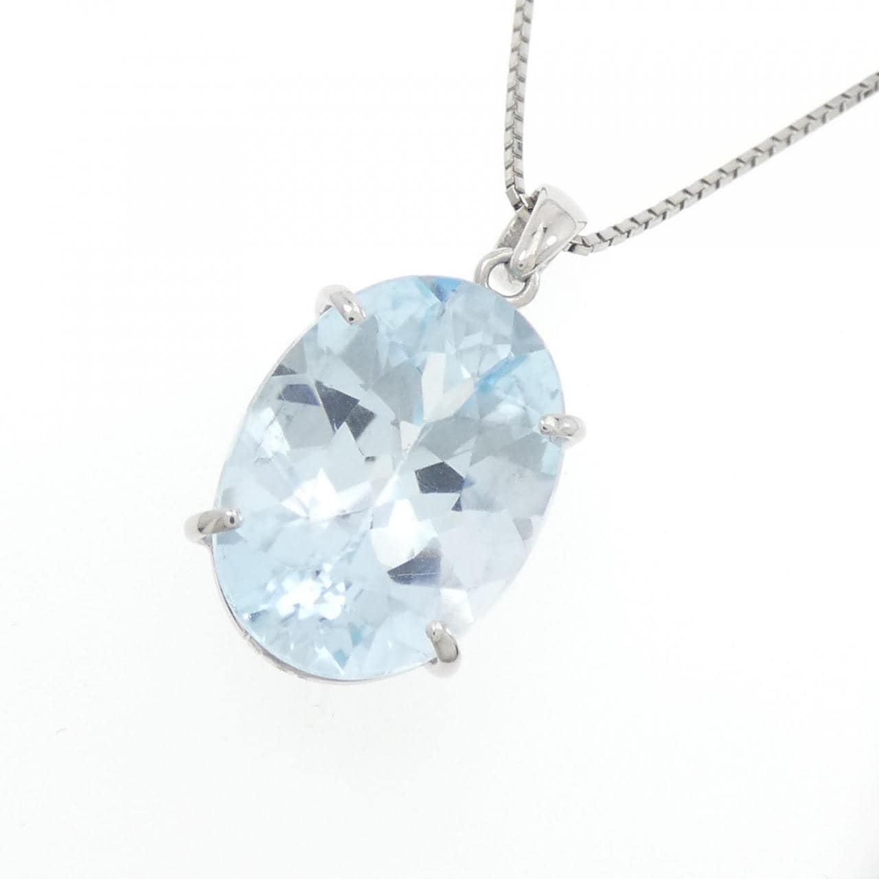 PT ブルートパーズ ネックレス 10.56CT