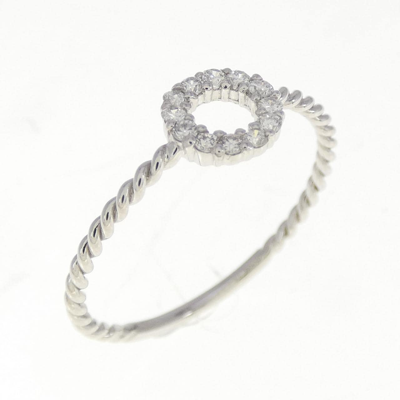 【リメイク】PT900 ダイヤモンド リング 0.10CT