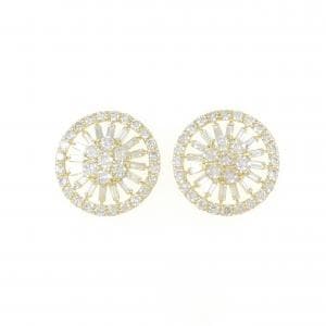 【新品】K18YG ダイヤモンド ピアス 2.00CT