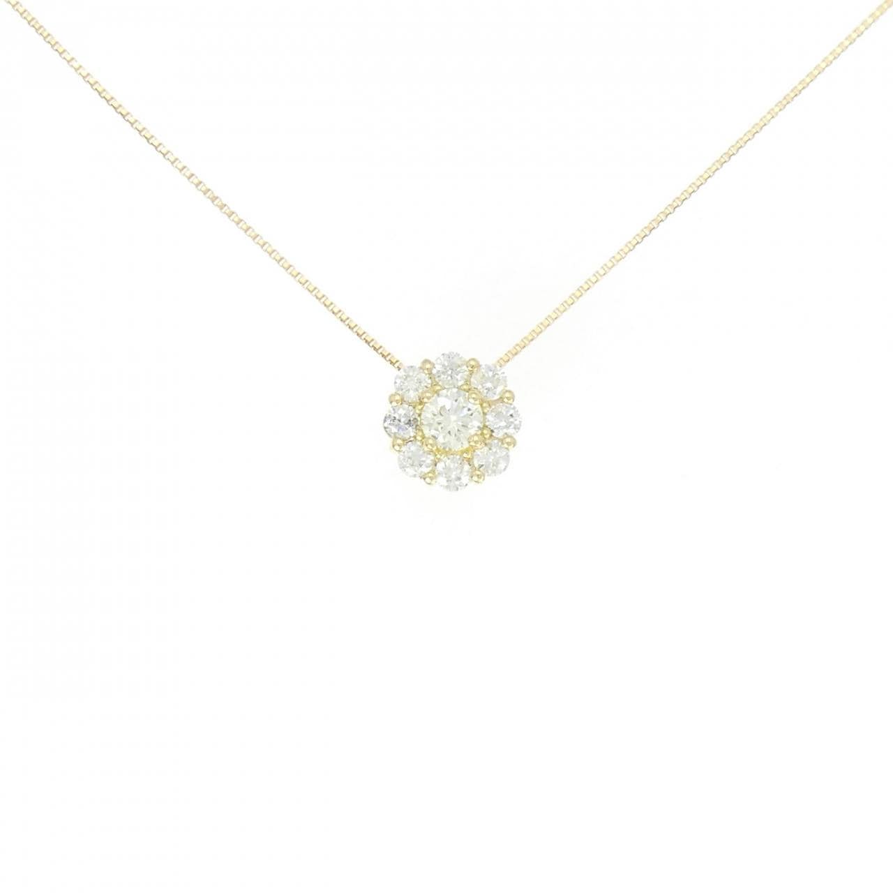 K18YG ダイヤモンド ネックレス 0.174CT